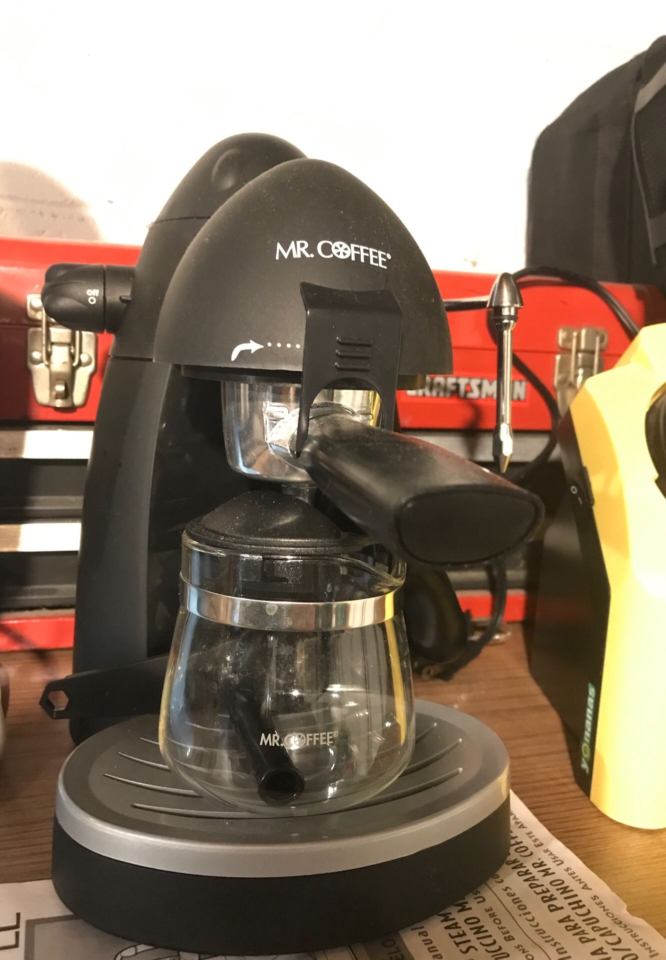 Mr. Coffee Steam Expresso / Cappuccino Maker