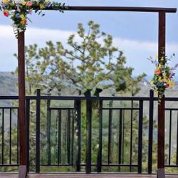 Wedding Arch with Wildflowers 