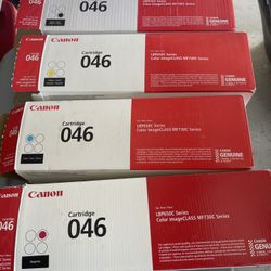 Canon 046 Genuine Toner Cartridge Set – New