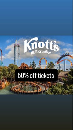 50% off Knotts tickets