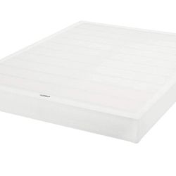 Smart Box Spring Bed Base, 7-Inch Height Mattress Foundation Queen