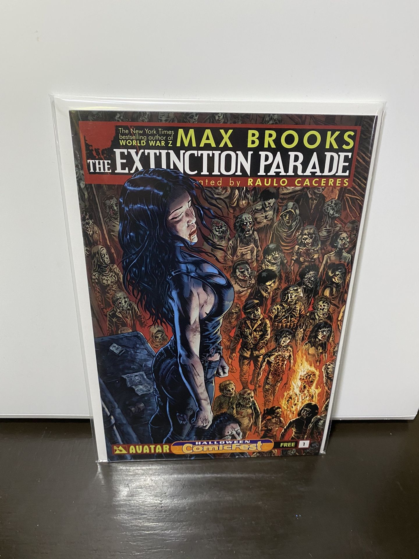 The Extinction Parade #1 Avatar Halloween Comicfest Raulo Caceres Max Brooks NM-