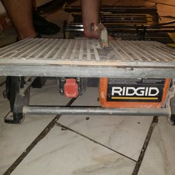 Rigid Wet Tile Saw