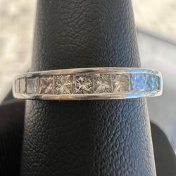 Platinum diamond Anniversary ring