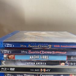Blu-Ray Dvds