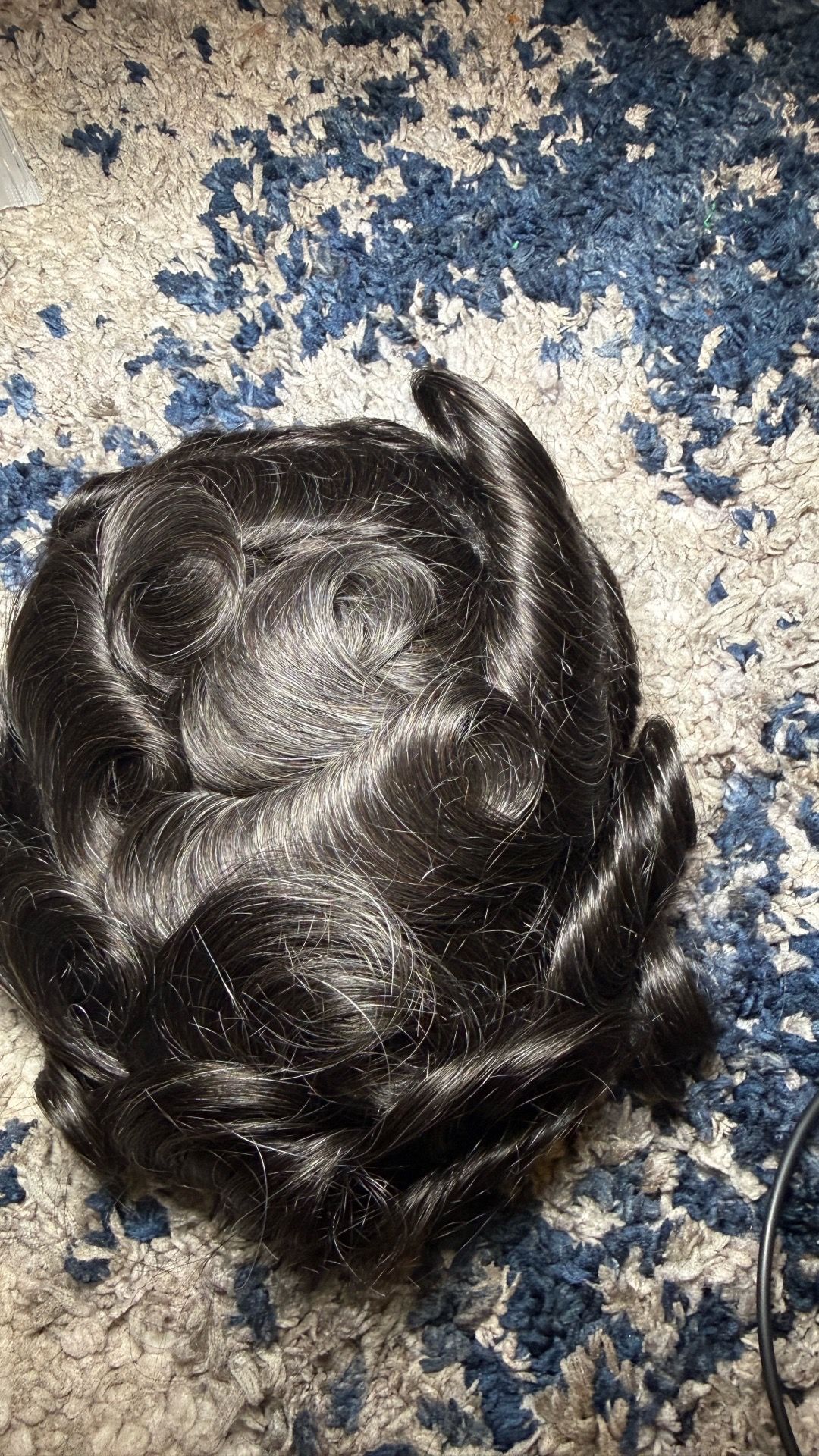 Toupee human hair for men