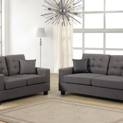 2 Piece Loveseat And Sofa Set