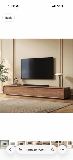 Wood base Stand with 3 drawers
