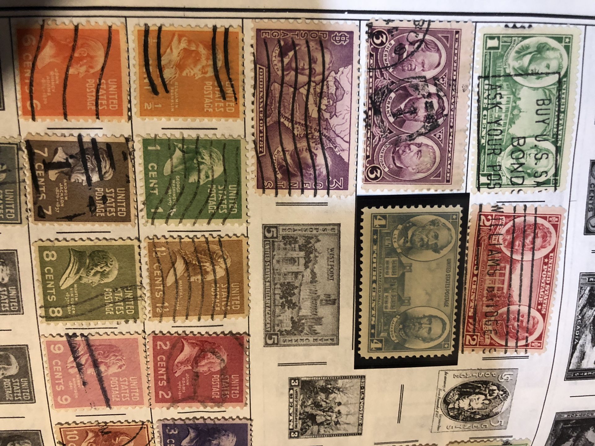Stamp Collection U.S. Stamps 1924-1938