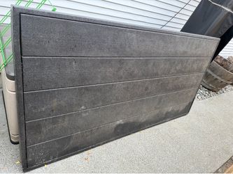 Polywood black 40x78 outdoor table top (no legs)
