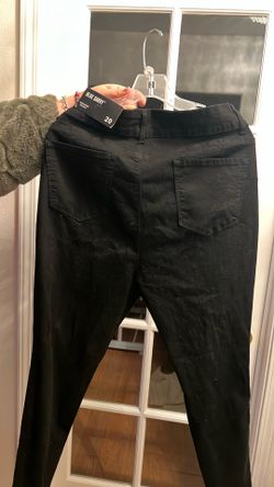 Size 20 Black Ripped Holes New With Tags 