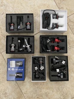 LED Headlight Bulbs H11/H8/H9, H1, H3, H7, H4, 9005, 9006, 9004/9007, H13/9008, ROCK LIGHT SETS