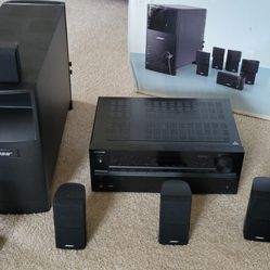 Home Theatre Bose Acoustimas And Onkyo