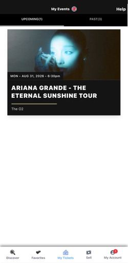 Hello! WTS three Ariana Grande - The Eternal Sunshine Tour tickets tonight at The O2, London, GB.  Anyone desperately looking for tickets should kindl