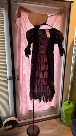Girls Halloween Witch Costume Dress