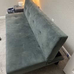 Serta Easton Modern futon, Grey Fabric