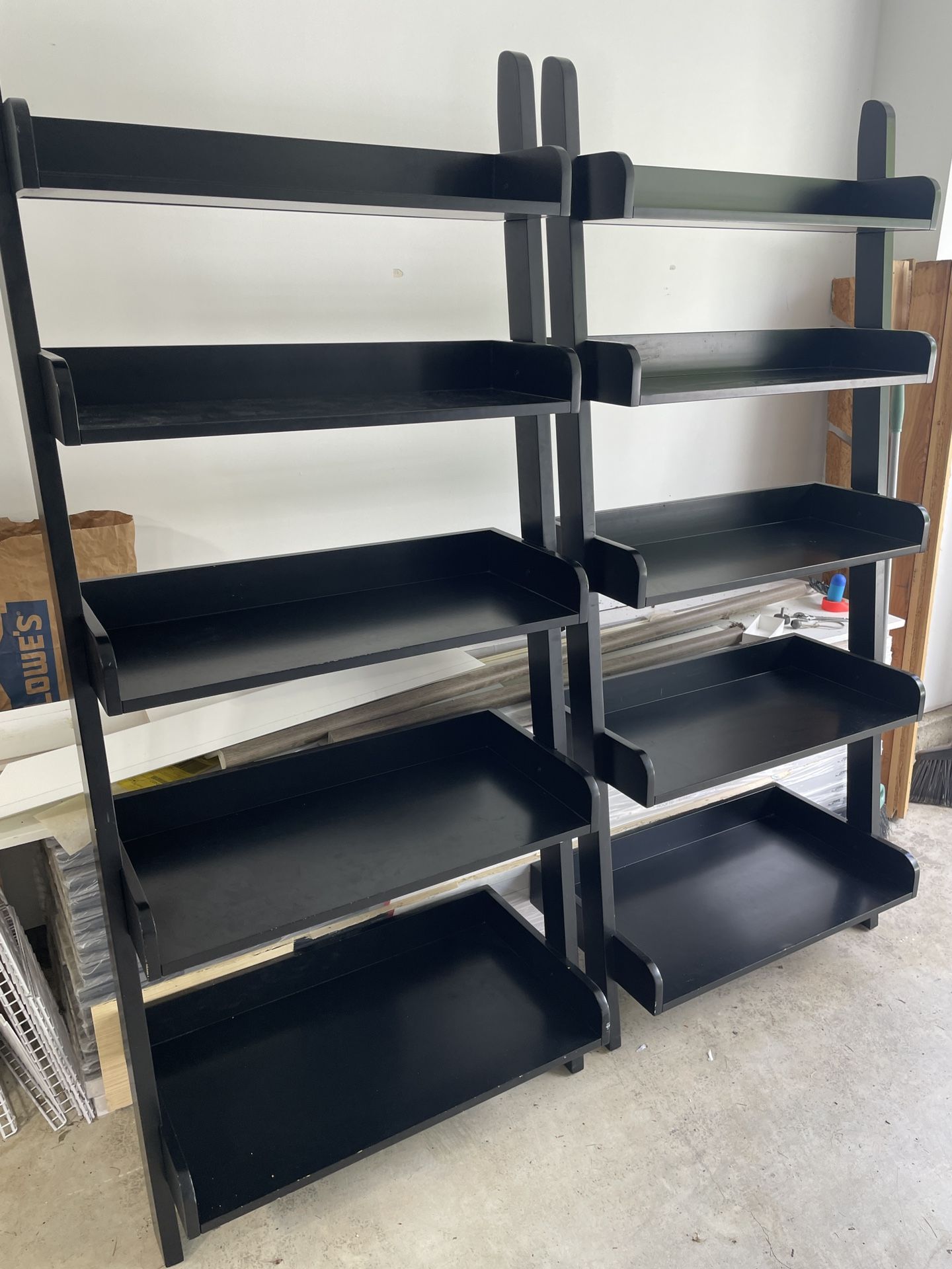 Pottery Barn Bookshelves