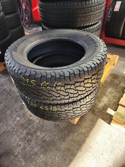 255 65R 18 USED TIRES BF GOODRICH 2556518 USED TIRES (PAIR) MOUNT BALANCE INCLUDED