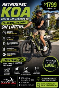 🌳 ¿Cansado del tráfico? Muévete con libertad. ⚡🚲