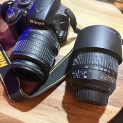 Nikon D3200 DSLR Camera Bundle – 2 Lenses – Great Starter