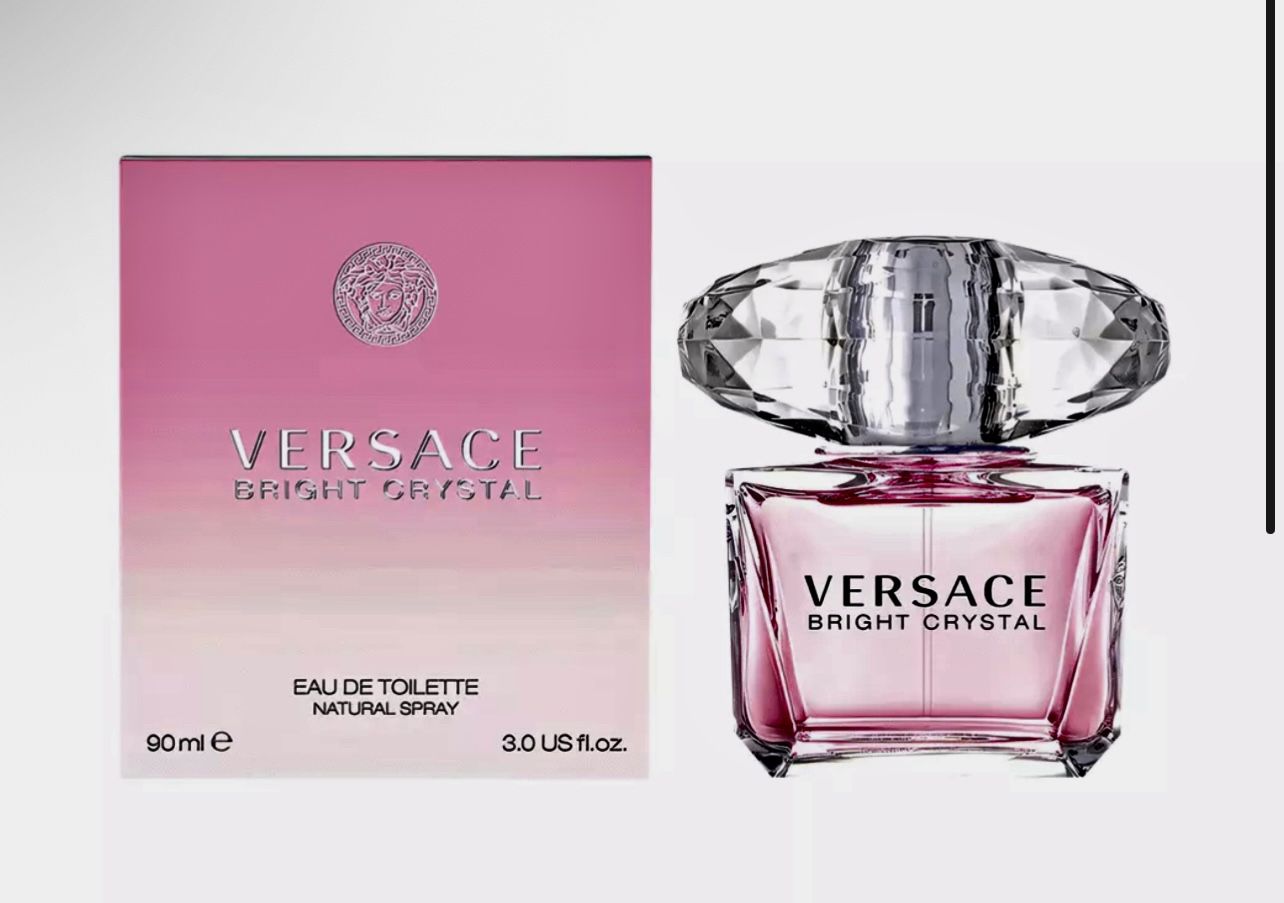 Bright Crystal by Versace Eau de Toilette Spray Woman 3.0 FL oz / 90ML NEW in Box