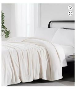 Lauren Ralph Lauren Micromink Blanket (Full/Queen) Cream