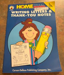 New writing letters & thank you notes book