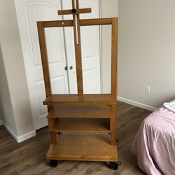 Rolling TV Stand
