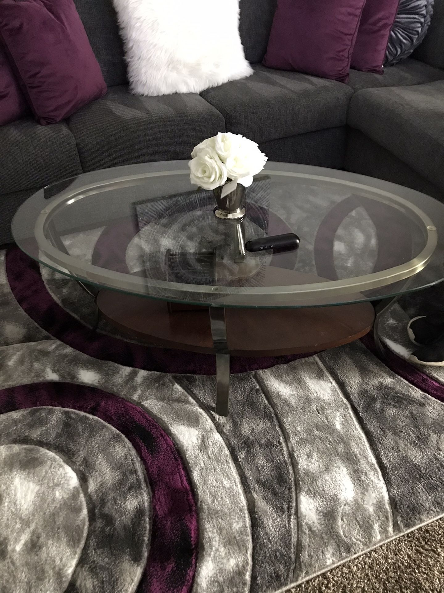 Coffee Table with Two End Tables