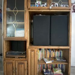 Wood Shelf Cabinet 