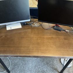 Dining Table / Desk With 4 Chairs Set