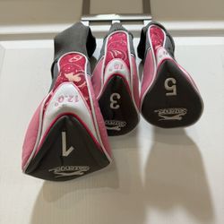 SLAZENGER Philosophy Three Head Covers for Driver FW3 FW5 (Good condition) PICK UP IN CORNELIUS