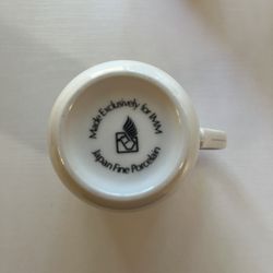 Vintage set IMM Japan Rockwell Porcelain Cups