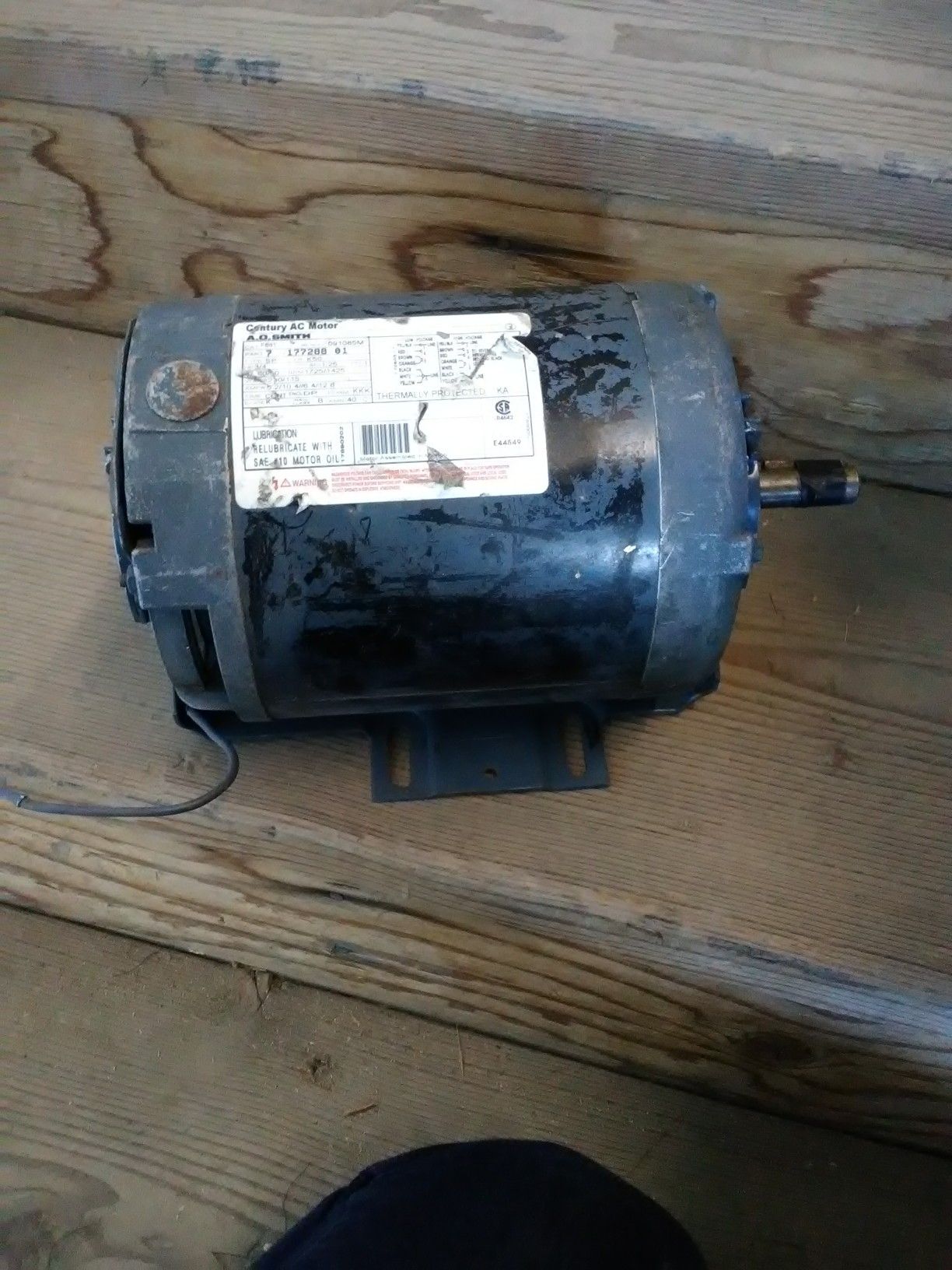 A.O. Smith century AC motor