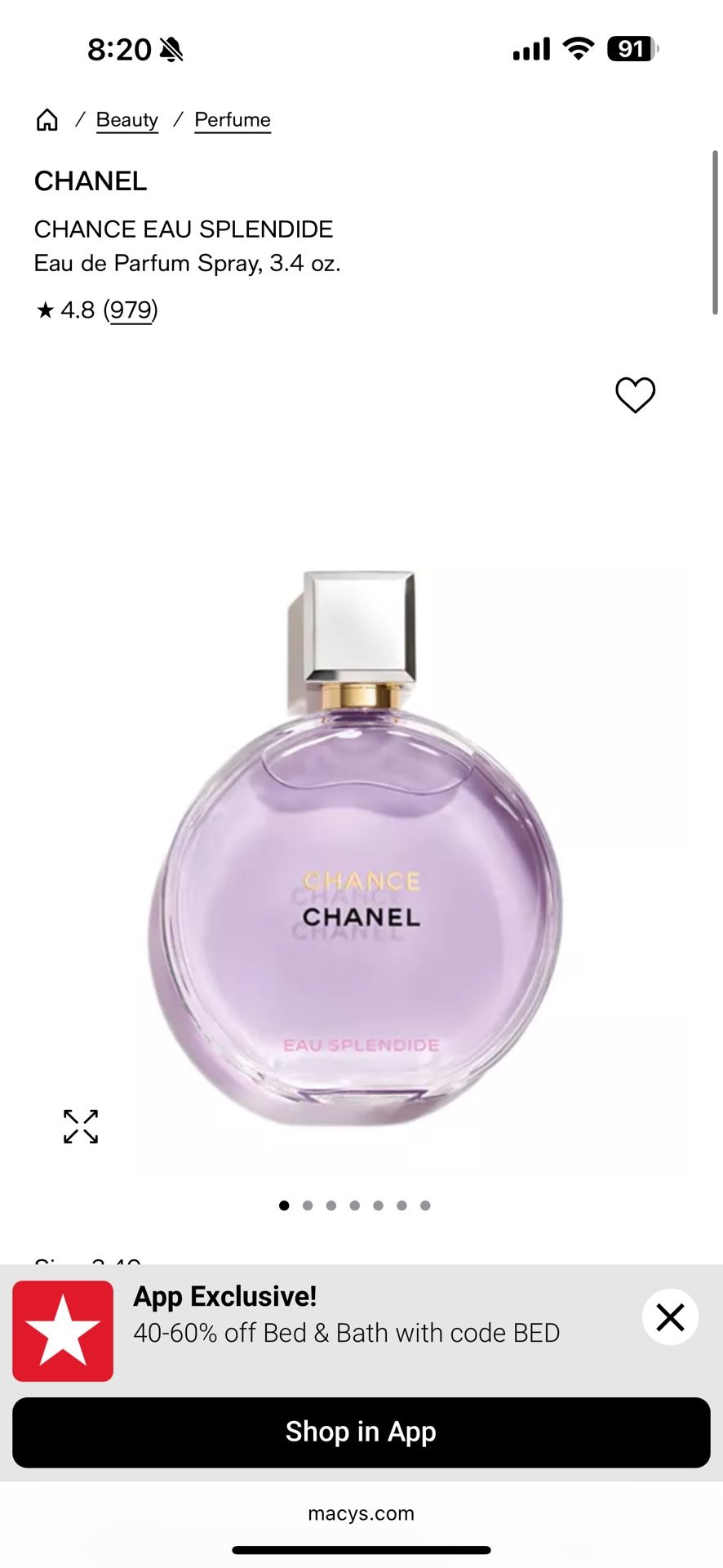 Chanel Chance Eau Splendide