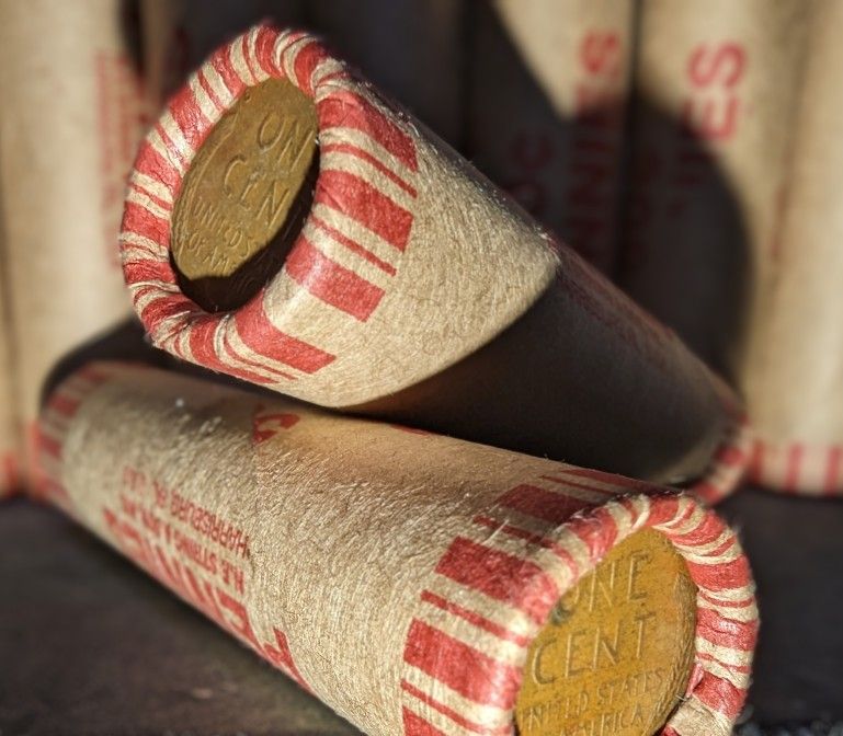 10 Lincoln Wheat Cents Rolls