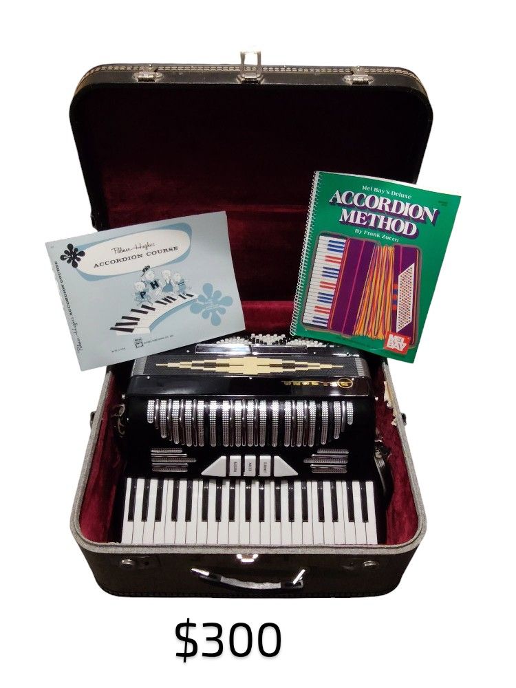 Vintage German 1950's Harmonica Accordion