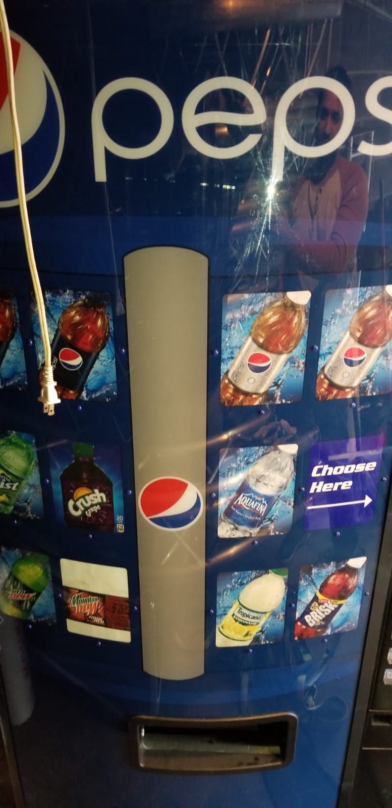 Pepsi vendo max vending machine