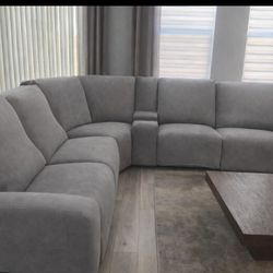 Leather Recliner Couch