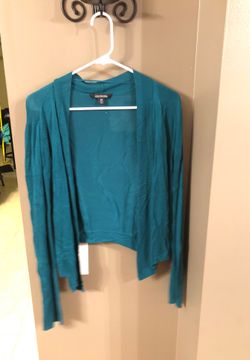 Women’s cardigan teal large