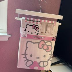 hello kitty daisy shower curtains