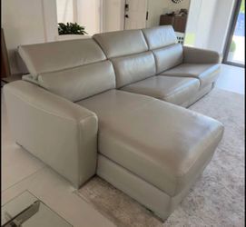 Sofa Leather Sleeper / Luxury Italian Leather Sectional Sofa