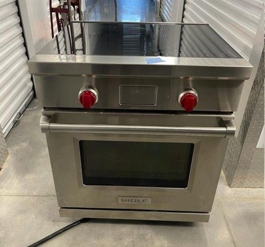 Wolf 30" Stainless Steel Induction Electric Range