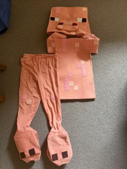Pig Minecraft Costume from Pottery Barn Kids Size 7-8