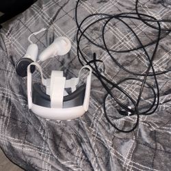Meta Quest 3 With Joysticks And Quest link Cable
