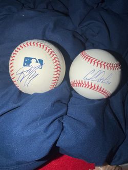 Ketel Marte/ Gabriel Moreno autographed MLB baseballs Arizona Diamondbacks