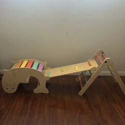 Rainbow Toddler Climbing Set