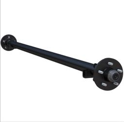 Lippert Trailer Axle 3500# Idler Beam 95" Hub Face 2.4" Tube Straight 5 X 4.5 Hubs EZ Lube USA Made