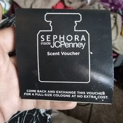 Sephora Men's Cologne Voucher 