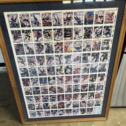 Upper Deck hockey Uncut Sheet “French” version.